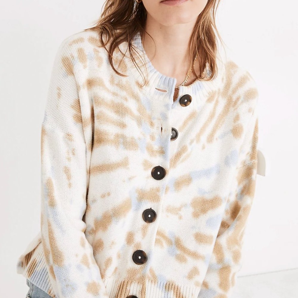 Tie-Dye Broadway Cardigan Sweater